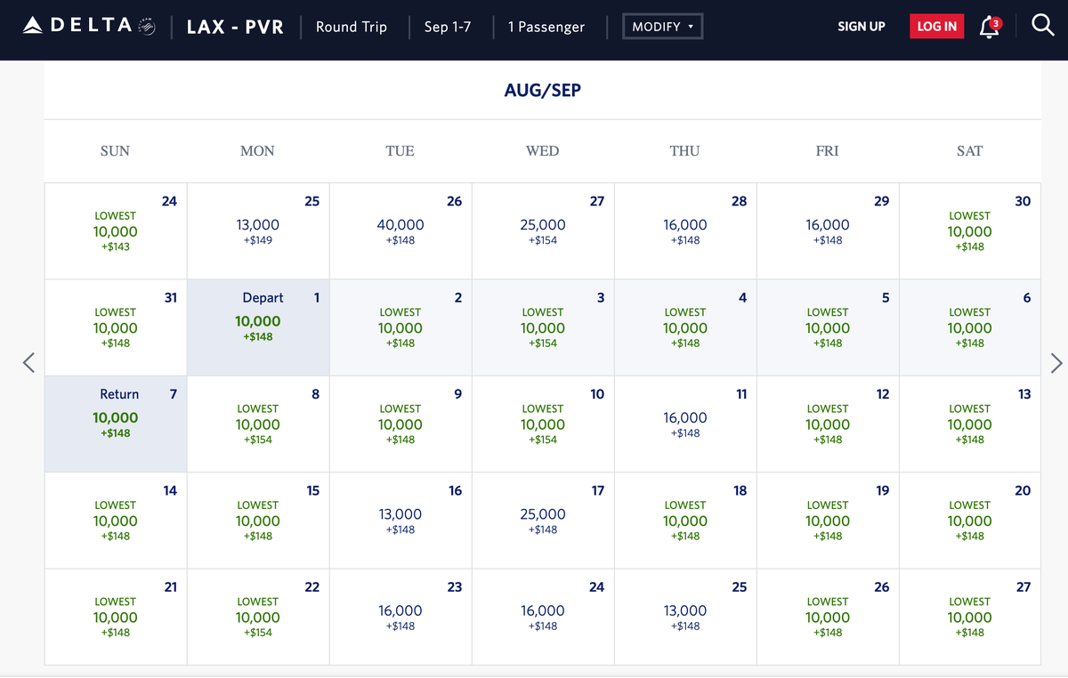 Delta skymiles flash sale